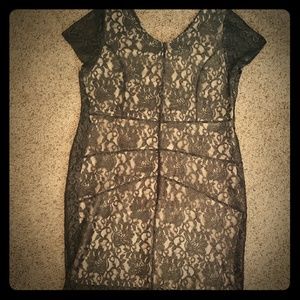 Lane Bryant black lace dress size 16
